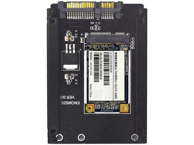 Alt view image 6 of 6 - mSATA to SATA Adapter Mini PCIe mSATA SSD to 2.5" SATA3 Drive Converter Card Adaptor Support Full High mSATA SSD for Computer PC