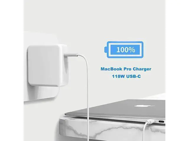 Alt view image 3 of 6 - Mac Book Pro Charger - 118W 96W USB C Charger Fast Charger for MacBook pro/Air ipad Pro M1 M2 Laptop and All USB C Device Include Charge Cable