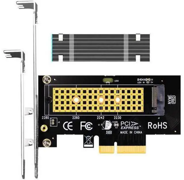 Main image of PA09-HS M.2 NVMe to PCIe 4.0 X4 Adapter with M.2 Heatsink for M.2 NVMe SSD