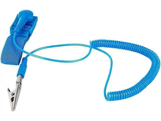 Alt view image 4 of 7 - 3pcs PVC Anti Static Wrist Strap Grounding Electricity Discharge ESD Wrist Band For Electrician IC With Alligator Clip