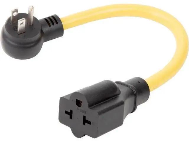 Main image of Heavy Duty 4 in 1 NEMA 5-15P Adapter Cord 12AWG, Plugrand NEMA 5-15P to 5-15R, 5-20R, 6-15R, 6-20R Adapter Cable, 15A/125V Household AC Plug to 20 Amp T Blade Extension Cable