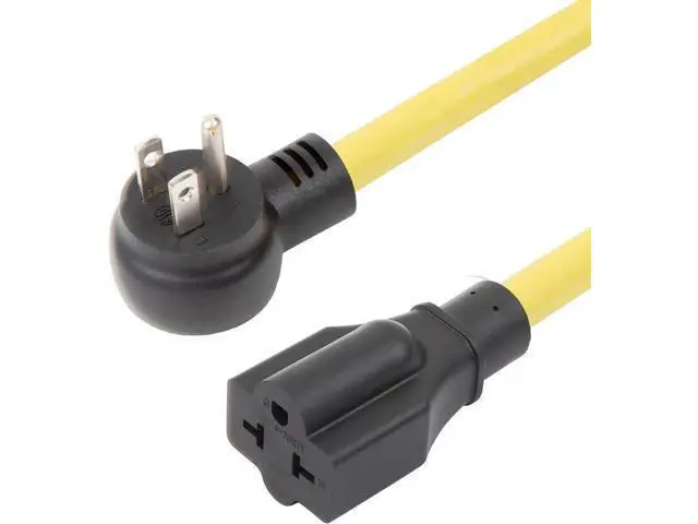 Alt view image 3 of 4 - Heavy Duty 4 in 1 NEMA 5-15P Adapter Cord 12AWG, Plugrand NEMA 5-15P to 5-15R, 5-20R, 6-15R, 6-20R Adapter Cable, 15A/125V Household AC Plug to 20 Amp T Blade Extension Cable