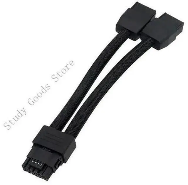 Main image of 12VHPWR Adapter 2x 8Pin to 16Pin GPU Extension Cable for 3090Ti 4070Ti 4080 4090 Graphics Card GPU Connector Accessories