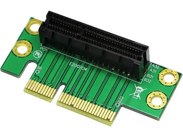 Main image of PCI- Express 4X Riser Card 90-Degree Adapter Card PCI-E 4X Extender Extension Card for 1U, Small Computer and Server Case (PCIE 4X)