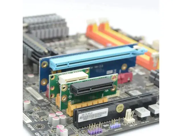 Alt view image 4 of 7 - PCI- Express 4X Riser Card 90-Degree Adapter Card PCI-E 4X Extender Extension Card for 1U, Small Computer and Server Case (PCIE 4X)