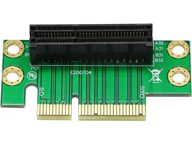 Alt view image 5 of 7 - PCI- Express 4X Riser Card 90-Degree Adapter Card PCI-E 4X Extender Extension Card for 1U, Small Computer and Server Case (PCIE 4X)
