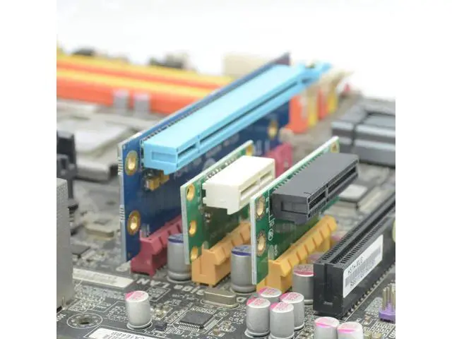 Alt view image 7 of 7 - PCI- Express 4X Riser Card 90-Degree Adapter Card PCI-E 4X Extender Extension Card for 1U, Small Computer and Server Case (PCIE 4X)
