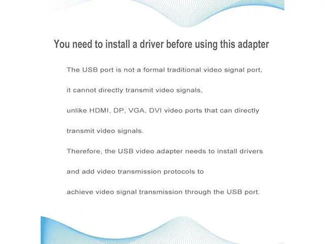 Alt view image 5 of 7 - USB to VGA Adapter for Monitor VGA to USB 3.0/2.0 Converter 1080P Multi-Display Video Cable for Laptop Desktop PC to Monitors Projector TV. (Not Support Chromebook)