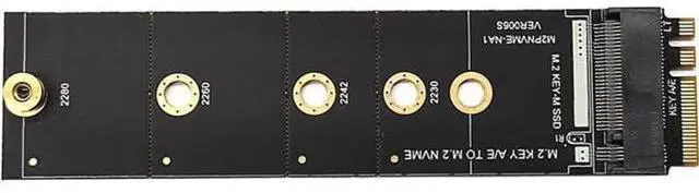 Main image of Wireless for M.2 A/E for Key Slot to for M for Key WiFi Bluetooth-Compatible Adapter for NVMe PCI for Express M.2 Nvme Ssd Adapter Card M2 Key A-E to M2 NVME Converter Card to, 1 Piece