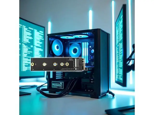 Alt view image 4 of 7 - Wireless for M.2 A/E for Key Slot to for M for Key WiFi Bluetooth-Compatible Adapter for NVMe PCI for Express M.2 Nvme Ssd Adapter Card M2 Key A-E to M2 NVME Converter Card to, 1 Piece
