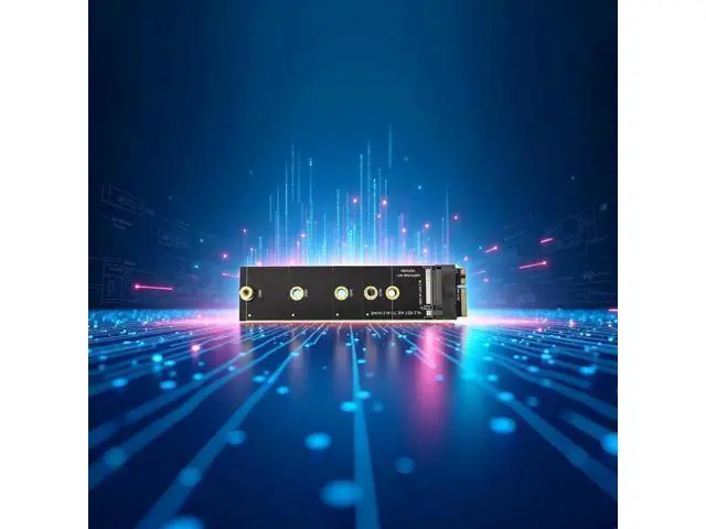 Alt view image 5 of 7 - Wireless for M.2 A/E for Key Slot to for M for Key WiFi Bluetooth-Compatible Adapter for NVMe PCI for Express M.2 Nvme Ssd Adapter Card M2 Key A-E to M2 NVME Converter Card to, 1 Piece