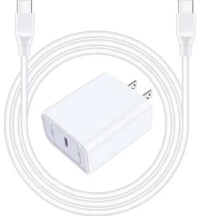 Main image of Pixel 9a 8 7a Fast Charger for Google Pixel 9a 9 Pro XL 8a 8 Pro 7a 7 6a 6 5a 5 4a 4 XL 3a 3,20W Fast USB C Wall Charger PD Power Adapter with 6ft Type C to C Cable for Samsung Galaxy S25 S24 S23 A53