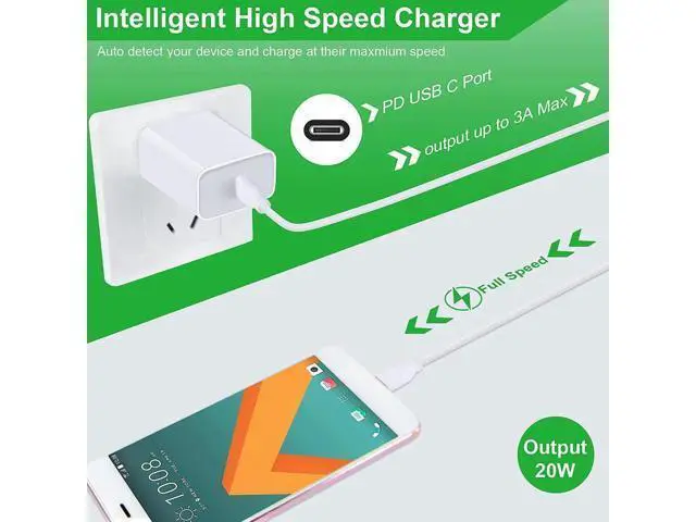Alt view image 5 of 7 - Pixel 9a 8 7a Fast Charger for Google Pixel 9a 9 Pro XL 8a 8 Pro 7a 7 6a 6 5a 5 4a 4 XL 3a 3,20W Fast USB C Wall Charger PD Power Adapter with 6ft Type C to C Cable for Samsung Galaxy S25 S24 S23 A53
