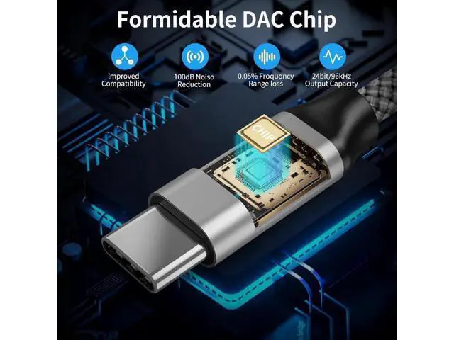 Alt view image 4 of 6 - USB C to Dual 6.35mm 1/4 inch TS Stereo Audio Y Splitter Cable 3FT for iPhone 15/15 Plus/15 Pro/15 Pro Max Amplifier Speaker and Mixer