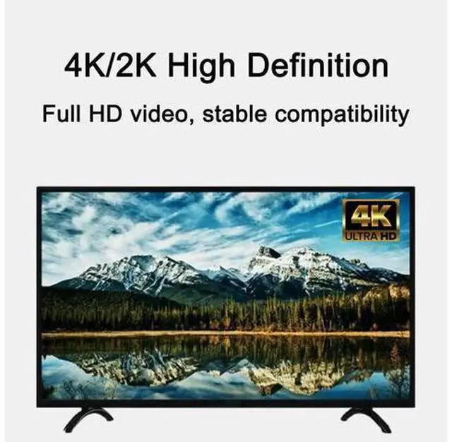 Alt view image 6 of 7 - HDMI Splitter 1 in 2 Out, 4K HDMI Splitter for Dual Monitors (Not for Extended Display, Mirror Only/Copy Mode), Sends Same Content to 2 Screens, Works with Laptop, TV, Monitor(HDMI Cable Not Included)
