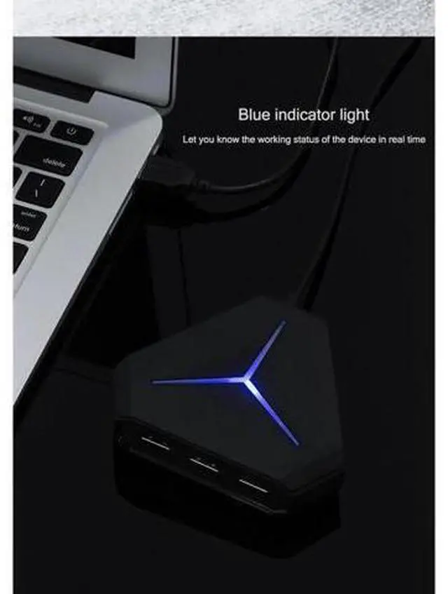 Alt view image 5 of 7 - 6 Port USB 3.0 Hub Splitter Super Speed 6 Port USB Ultra Slim Data Hub with LED Indication Compatible with Multi-device Desktop Laptop, Notebook PC, Mobile HDD, and More (6USB 3.0)