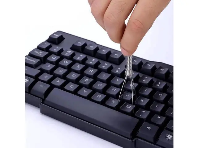 Alt view image 5 of 7 - Mechanical Keyboard Switch Puller Set, Keycap Remover Kit Keyboard Cleaner Tool Including Keycap Puller, Switch Clamp, Stem Holder, Lube Pen-Easy to Pull (Black)