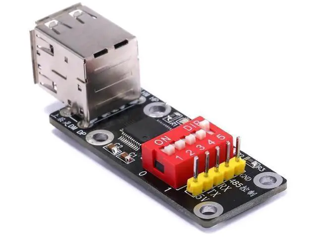 Alt view image 2 of 2 - Ch9350 Module Hid Keyboard Mouse to Serial Port Virtual Keyboard Scanning Gun to Serial Port KVM