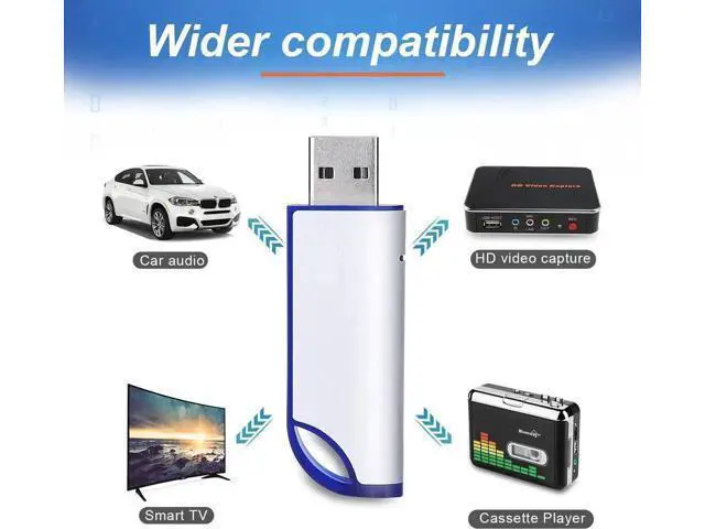 Alt view image 5 of 6 - 32GB FAT32 Format USB 2.0 Flash Drives USB Memory Stick for Game Capture Card/Cassette Player/Computer/Laptop/External Data Storage with Indicative Light