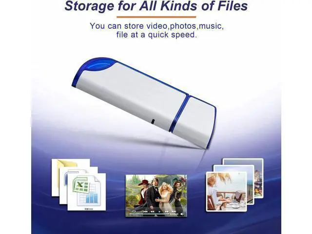 Alt view image 6 of 6 - 32GB FAT32 Format USB 2.0 Flash Drives USB Memory Stick for Game Capture Card/Cassette Player/Computer/Laptop/External Data Storage with Indicative Light