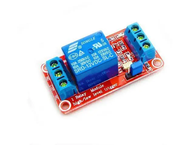 Alt view image 2 of 4 - 12V 1 Channel Relay Module with Optocoupler Isolation Support High or Low Level Trigger