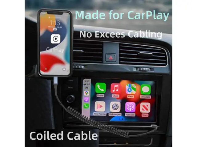 Alt view image 4 of 6 - Coiled USB C to Lightning Cable 2Pack USB Type C to Lightning Cable Retractable iPhone Charger Cord for Car Short USBC iPhone Charger for iPhone14/13/12/11 Pro Max/XS MAX/XR/XS/X/8/7/Plus/6S iPad