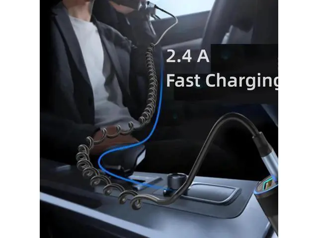 Alt view image 3 of 6 - Coiled USB C to Lightning Cable 2Pack USB Type C to Lightning Cable Retractable iPhone Charger Cord for Car Short USBC iPhone Charger for iPhone14/13/12/11 Pro Max/XS MAX/XR/XS/X/8/7/Plus/6S iPad