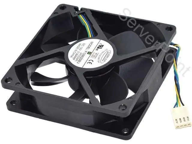 Alt view image 2 of 2 - Well Tested Cooling Fan F129025BU 9025 DC12V 0.38A Four Pins Square Cooling Fan For EVERFLOW