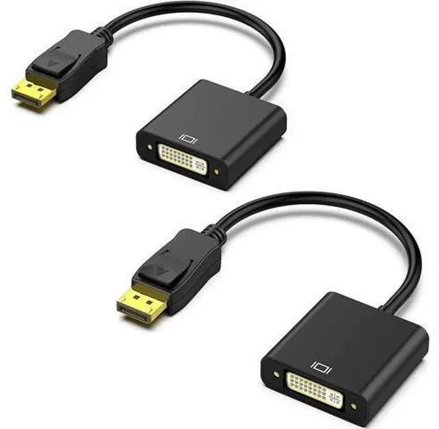Main image of DisplayPort to DVI DVI-D Single Link Adapter, Display Port to DVI Converter Male to Female Black