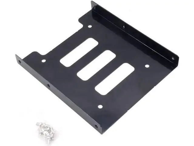 Alt view image 3 of 5 - 2Pack SSD Mounting Bracket 2.5 to 3.5 Adapter with SATA Cable and Power Splitter Cable,DIY 2.5" to 3.5" Internal SSD/HDD Mounting Kit (Red)