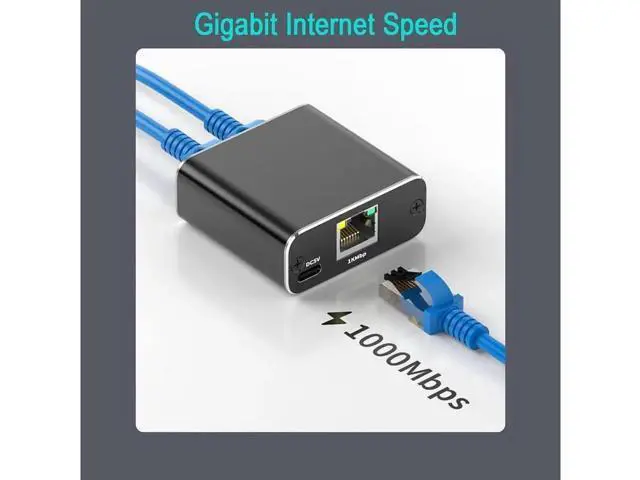 Alt view image 7 of 7 - Gigabit Ethernet Cable Splitter 1 to 2, RJ45 Splitter 1 in 2 Out hub, 1000Mbps Shielded Ethernet Splitter, Internet Cable 8P8C Extender Plug LAN Cable for Cat5, Cat5e, Cat6, Cat7,Cat8
