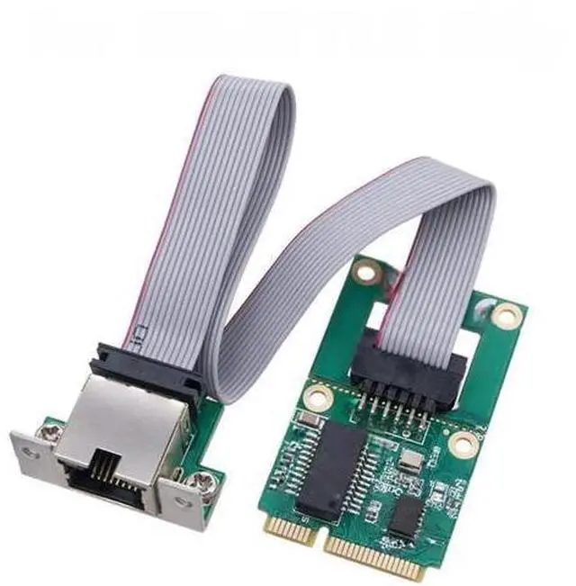 Main image of FOR Mini PCIE Gigabit Ethernet Network Adapter RTL8111H/RTL8111F Chip 10/100/1000Mbps Mini PCI Express to RJ45 COM Port Lan Card