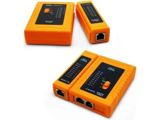 Alt view image 2 of 4 - RJ45 Network Cable Tester for Lan Phone RJ45/RJ11/RJ12/CAT5/CAT6/CAT7 UTP Wire Test Tool