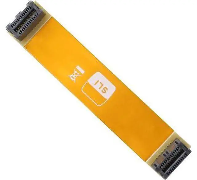 Main image of SLI Bridge 2 Way,10cm 26pin Flexible Graphic Card PCI-e Connection Cable for Dual Nvidia GPUs Graphic Card Crossfire Interconnect - N Card