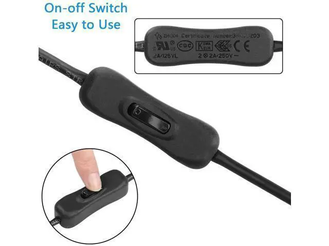 Alt view image 7 of 7 - Cat6 Ethernet Cable with On/Off Switch High Speed RJ45 Male to Female Extension Cable with 304 Switch Cat6 Internet Network Cable,1M 3.3FT (Male to Female)