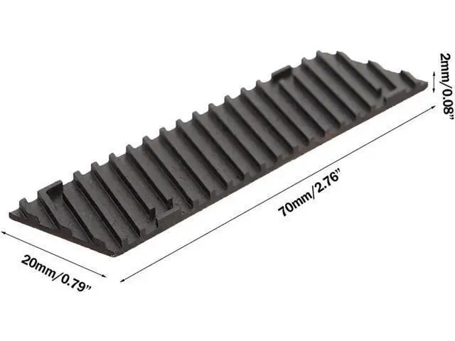 Alt view image 7 of 7 - M.2 Pci-E Nvme 2280 Ssd Heatsink Pure Copper Heat Sink,High Performance Ssd Radiator With Thermal Pad For Ps5/Laptop/Pc 2280 Ngff Solid State Disk Cooler(70X20X2Mm)