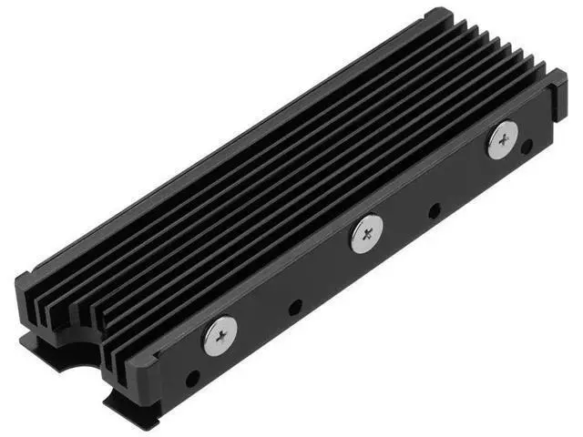 Alt view image 2 of 6 - M.2 2280 SSD heatsink, Double-Sided Heat Sink, with Thermal Silicone pad for PC / PS5 M.2 PCIE NVMe SSD or M.2 SATA SSD