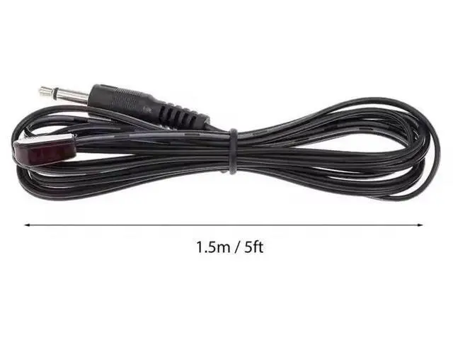 Alt view image 2 of 4 - 3.5mm to IR Receiver Cable 5FT Infrared Remote Control Extender Repeater Cable 1.5m3 Receiver Extension Cord for Extender Repeater System IR Emitter for Set Top Box