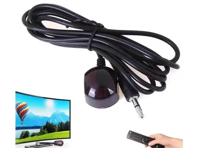 Alt view image 3 of 4 - 3.5mm to IR Receiver Cable 5FT Infrared Remote Control Extender Repeater Cable 1.5m3 Receiver Extension Cord for Extender Repeater System IR Emitter for Set Top Box