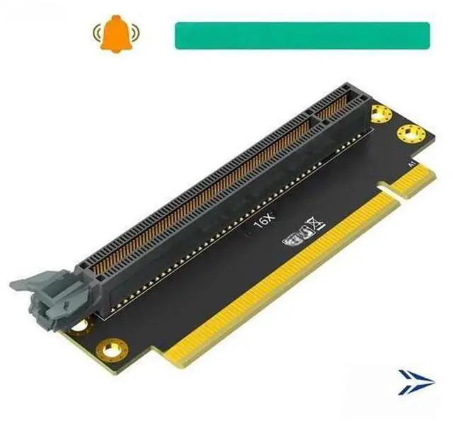 Main image of FOR PCIE Riser Card PCI Express X16 to X16 Male to Female Expansion Card PCI-E 3.0 16X 90 Degree Reverse Riser Board For 2U Computer