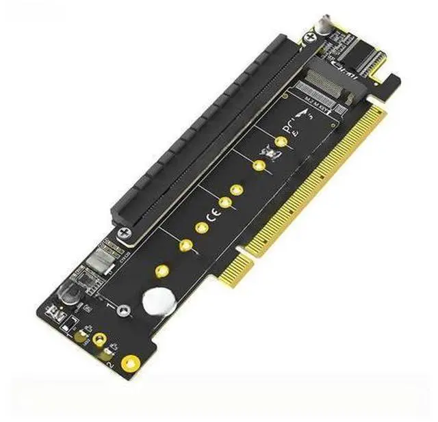 Main image of FOR PCI Express X16 to Dual M2 NVME M Key + PCIE X16(X8 Signal) Slot Riser Card Board Motherboard Support PCI-E Bifurcation Function