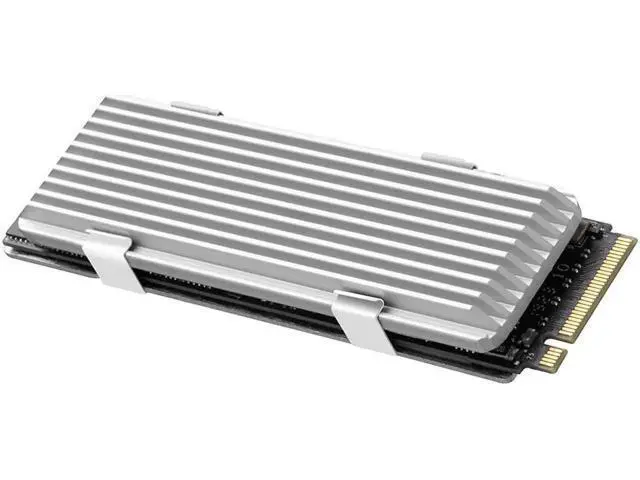 Alt view image 6 of 7 - M.2 heatsink 2280 SSD Heat Sink, Only Support Single-Sided 2280 M.2 SSD, with Thermal Silicone Pad for PS5 PCIE NVME M.2 SSD or NGFF SATA M.2 SSD Computer and PC, Silver