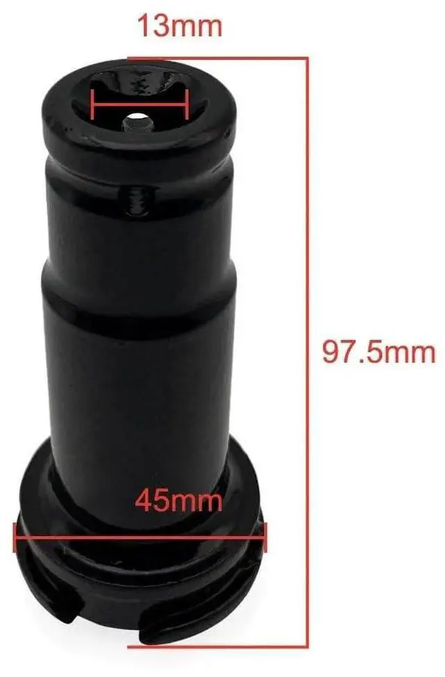 Alt view image 4 of 6 - Heavy-Duty 1/2" Square Drive Keg Spear Removal Tool Fits A-Type, D-Type & S-Type Kegs, Works with Impact Wrench for Fast Opening (1PC)(D and S Type)