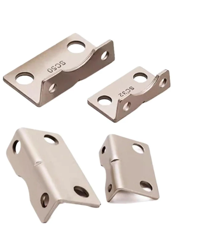 Alt view image 5 of 7 - Genuine SC/SU Cylinder Bracket Accessories F-SC32/40/50/63/80CA/CB/FA/LB Single Double Ear Base Flange Plate 1Pcs(CA-80)