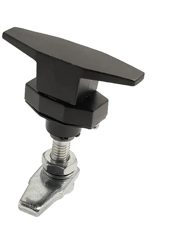 Alt view image 4 of 7 - MS309 T Shape Cam Lock Equipment Compression Type Rotary Lock Switch Industrial Cabinet Lock 1Pcs(MS309 B no Key)