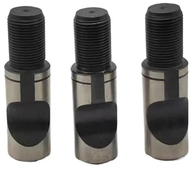 Alt view image 2 of 7 - 5 PCS D Type Lathe Spindle Screw D4 D5 D6 D8 D11 Semi-Cylindrical Flange Screw Chuck(D4 Screw M10x1)