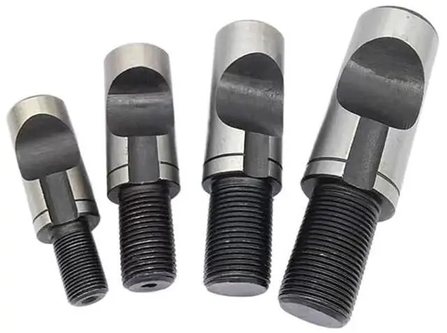 Alt view image 5 of 7 - 5 PCS D Type Lathe Spindle Screw D4 D5 D6 D8 D11 Semi-Cylindrical Flange Screw Chuck(D4 Screw M10x1)