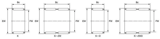 Alt view image 7 of 7 - WEIWEIBEIER K252917 Bearing Size 25x29x17mm (2 Pcs) Radial Needle Roller Bearing and Cage Assemblies K252917 59241/25 Bearings K25x29x17