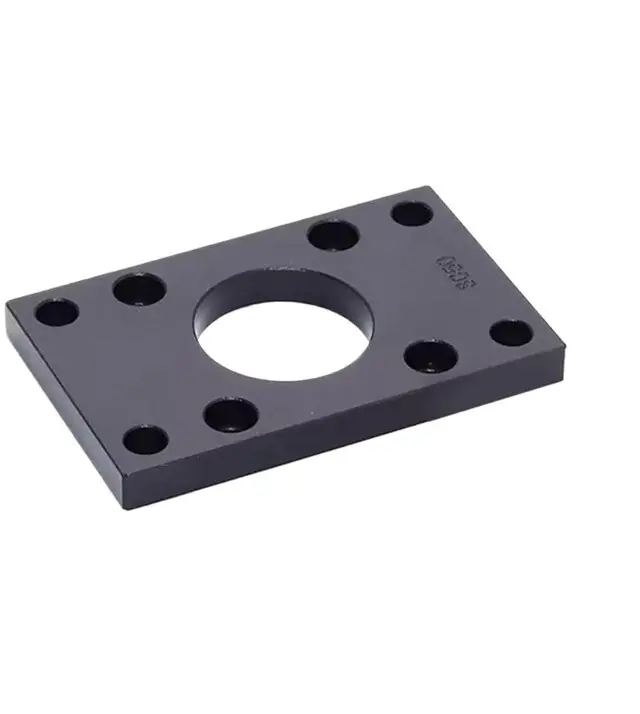 Alt view image 6 of 7 - Genuine SC/SU Cylinder Bracket Accessories F-SC32/40/50/63/80CA/CB/FA/LB Single Double Ear Base Flange Plate 1Pcs(CA-80)