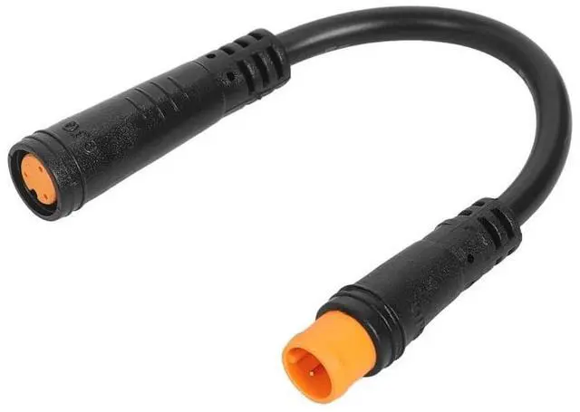 Main image of Electric Bicycle Female to Male 3 Pin Extension Cable for E-Bike Waterproof Durable Display Thumb Throttle Cables Plug Accessory